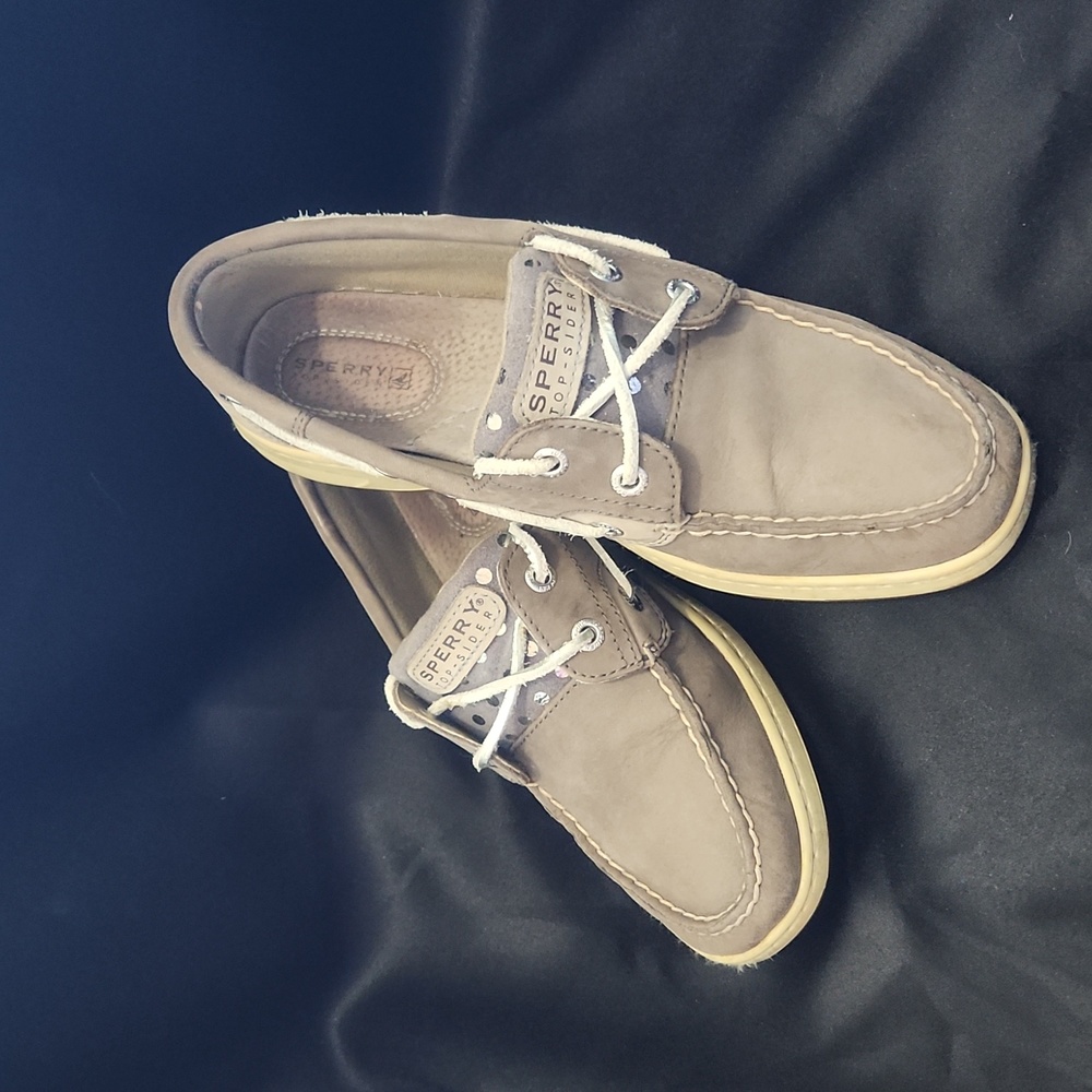 Sperry Top-Sider Women 7.5M Polka Dot Trim